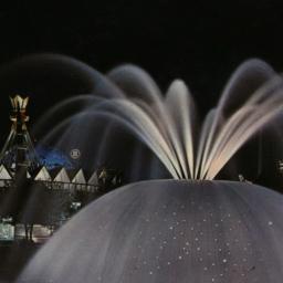The Lunar Fountain at Night...