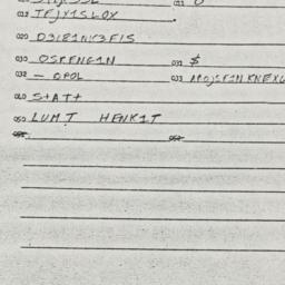 Eastern questionnaire, answ...