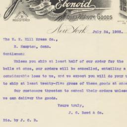 J. C. Dowd & Co. Letter