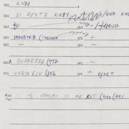 Eastern questionnaire, answ...