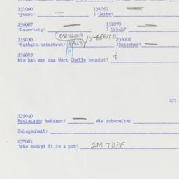 Western questionnaire, answ...