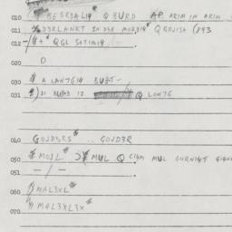 Eastern questionnaire, answ...