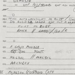 Eastern questionnaire, answ...