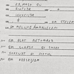 Eastern questionnaire, answ...