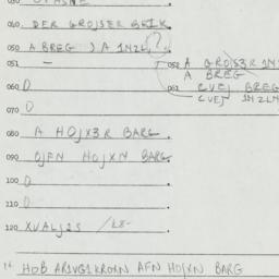 Eastern questionnaire, answ...