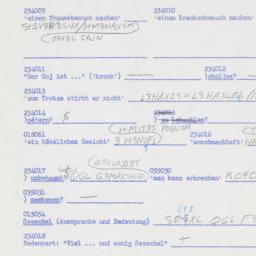 Western questionnaire, answ...