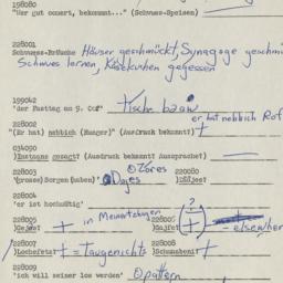 Western questionnaire, answ...