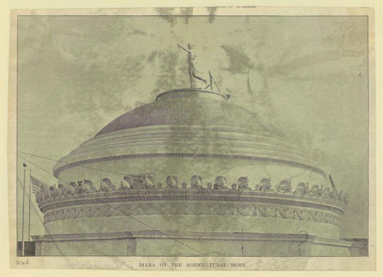Diana on the Agricultural dome