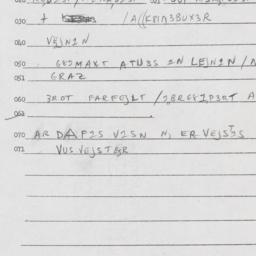 Eastern questionnaire, answ...