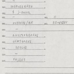 Eastern questionnaire, answ...