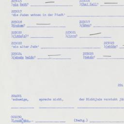 Western questionnaire, answ...