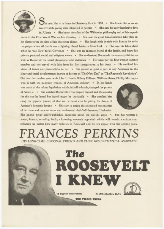Roosevelt I Knew
