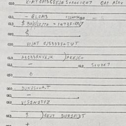 Eastern questionnaire, answ...