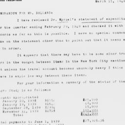 Memorandum from Robertson D...