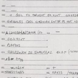 Eastern questionnaire, answ...