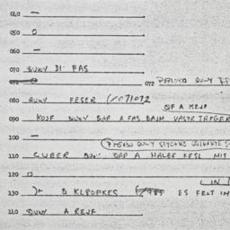Eastern questionnaire, answ...