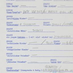Western questionnaire, answ...