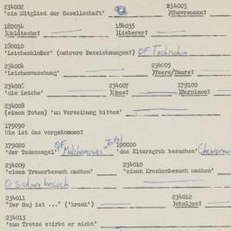 Western questionnaire, answ...