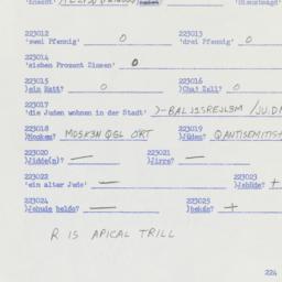 Western questionnaire, answ...
