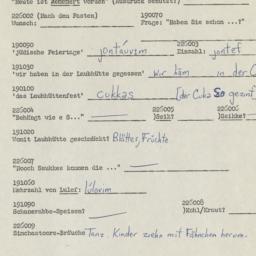 Western questionnaire, answ...