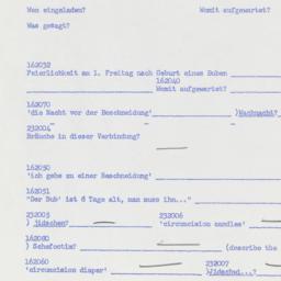 Western questionnaire, answ...