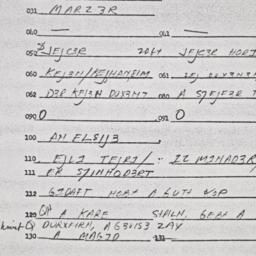 Eastern questionnaire, answ...
