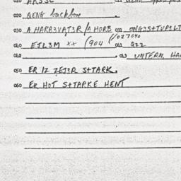 Eastern questionnaire, answ...