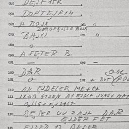 Eastern questionnaire, answ...