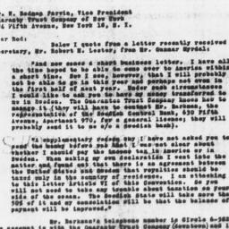 Letter from Ernest A. Farin...