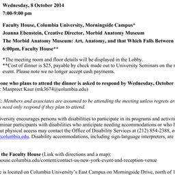 Announcements, 2014-10-08. ...