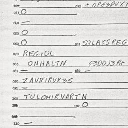 Eastern questionnaire, answ...