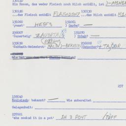 Western questionnaire, answ...