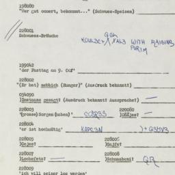 Western questionnaire, answ...