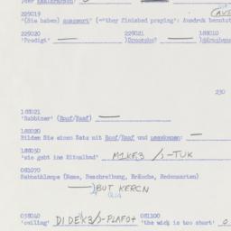 Western questionnaire, answ...