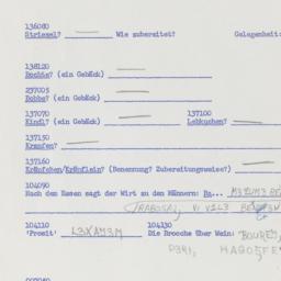 Western questionnaire, answ...