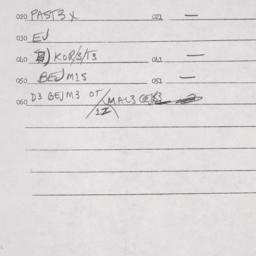 Eastern questionnaire, answ...