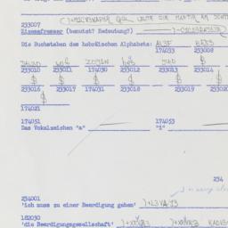 Western questionnaire, answ...