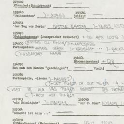 Western questionnaire, answ...