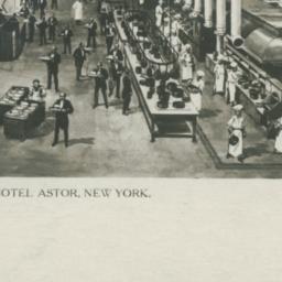 Hotel Astor, New York, the ...