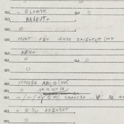 Eastern questionnaire, answ...
