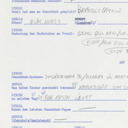 Western questionnaire, answ...