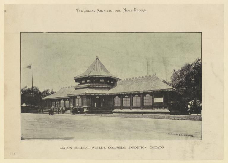 Ceylon Building, World's Columbian Exposition, Chicago