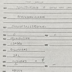 Eastern questionnaire, answ...