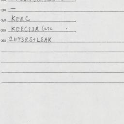 Eastern questionnaire, answ...