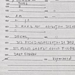 Eastern questionnaire, answ...