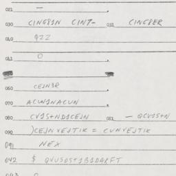 Eastern questionnaire, answ...