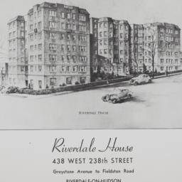 Riverdale House, 474 W. 238...
