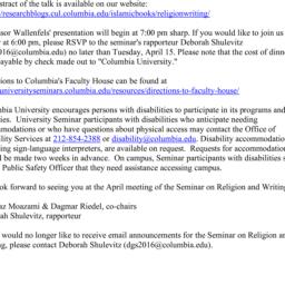 Announcements, 2014-04-22. ...