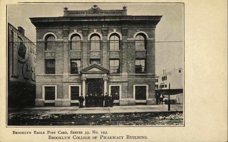 Brooklyn College of Pharmacy Buidling. - Seymour B. Durst Old York Library