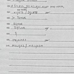 Eastern questionnaire, answ...